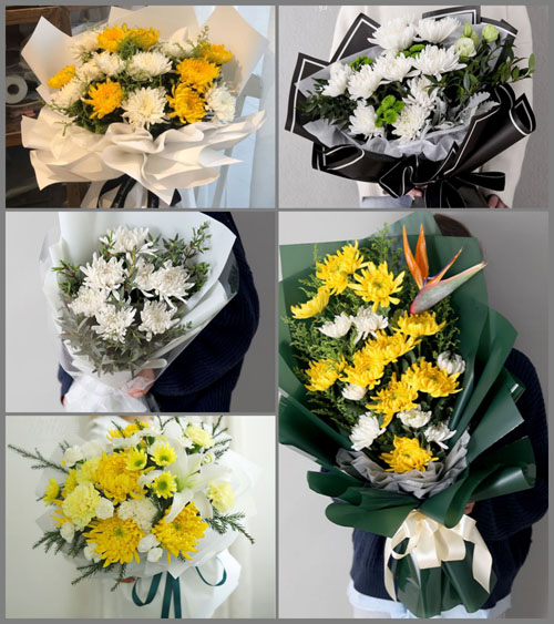 广东江门市鹤山市龙口镇福迳村白事花束代送